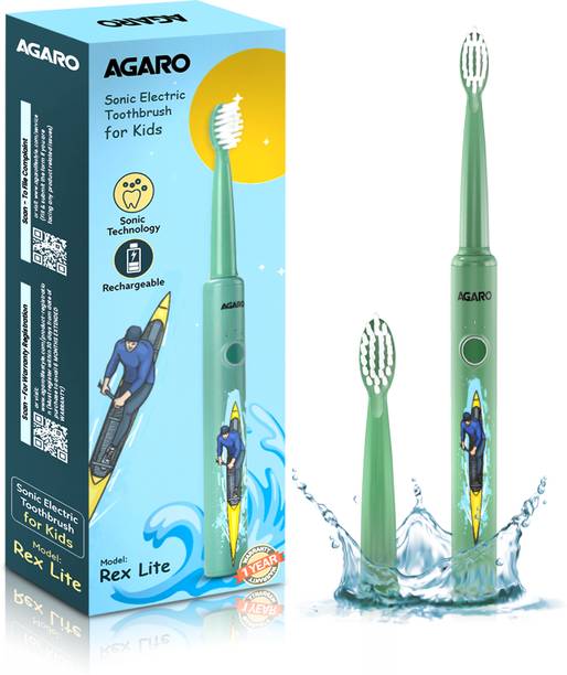 AGARO REX Lite Sonic Electric Kids Toothbrush with 3 Brushing Modes Electric Toothbrush