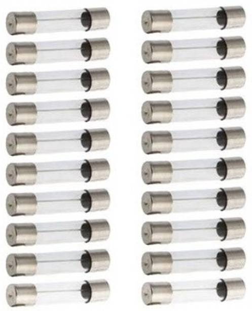 gobagee 20pcs Glass Tube Cartridge 3amp Fuse, 250V, 5mmX20mm, Fast Acting Electrical Fuse