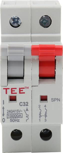 The Elite Electrotek Single With Pole Neutral 10A Miniature Circuit Breaker 240V TPN C Curve Heavy Duty Electrical Switch for Commercial & Home Use Compact & Durable ISI Marked MCB