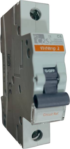 C & S ELECTRIC 6 AMP, SINGLE POLE C CURVE MCB C&S MINIATURE CIRCUIT BREAKER , SINGLE POLE MCB