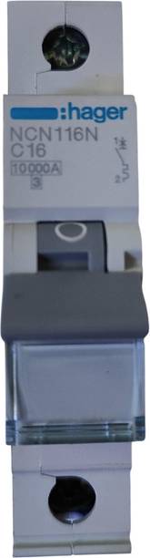 Hager Single Pole 16kA MCB 10A NCN116N MCB
