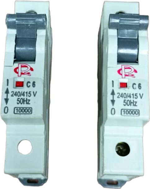 rc electric india 6A maintenance circuit breakers 6A MAINTENANCE CIRCUIT BREAKER (pack of 2) MCB