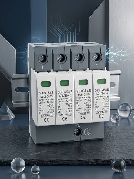 Clare Solar Surgear Type 2 AC Surge Protection Device for 3-Phase Systems - High Efficieny SGSPD-40 SPD MCB