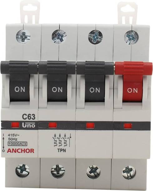ANCHOR UNO 63A TPN 10kA (MP) 98040 MCB