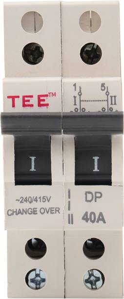 The Elite Electrotek MCB DP Changeover 32 Amp 240V Main Supply Overload Protection Heavy Duty Manual Transfer Switch Changeover for Generator & Durable & Easy to Install MCB
