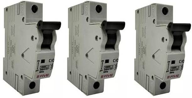 b'five Safety 1st (PACK OF 3) 10A SP (BSF40110) MCB