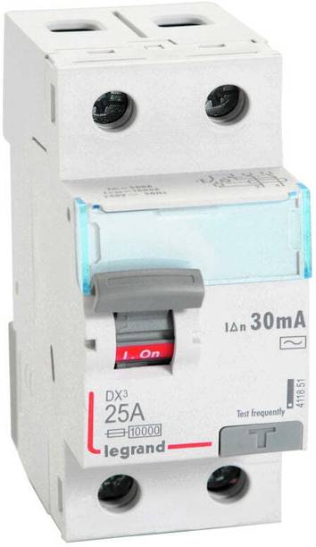Legrand 411867 - *40A DP 300mA (A-S) 10KAAC:415V DX3 RCCBs 411867 MCB