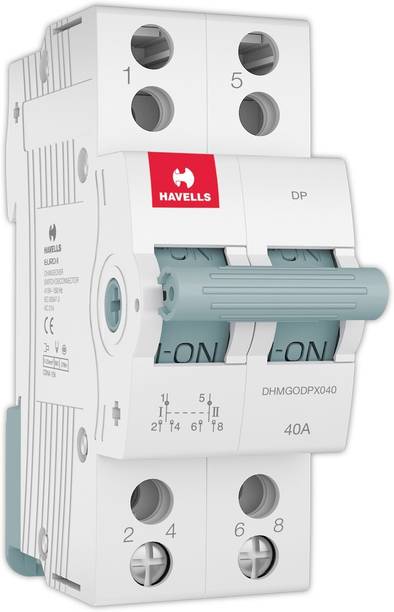 HAVELLS DHMGODPX040 CHANGEOVER SWITCH DISCONNECTOR DP DHMGODPX040-Pk1 MCB