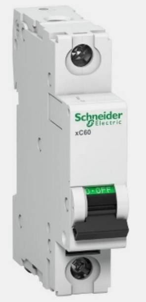 Schneider Electric MCB, Acti9 xC60, 1P, 20A, C curve, 10kA(pack of 10) A9N1P20C MCB