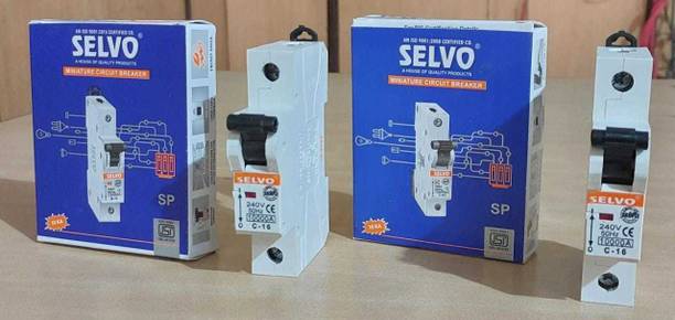 Selvo C-16A Single Pole GSELSPC12003E ( Pack of 2 MCB ) MCB