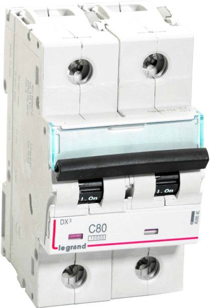 Legrand 408640 - 80A DP 10kA AC:230/400V DX3 MCB 408640 MCB