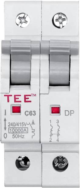 The Elite Electrotek MCB Double POLE 6 AMP 240V Miniature Circuit Breaker, Overload & Surge Protection, Home and Industrial Use MCB
