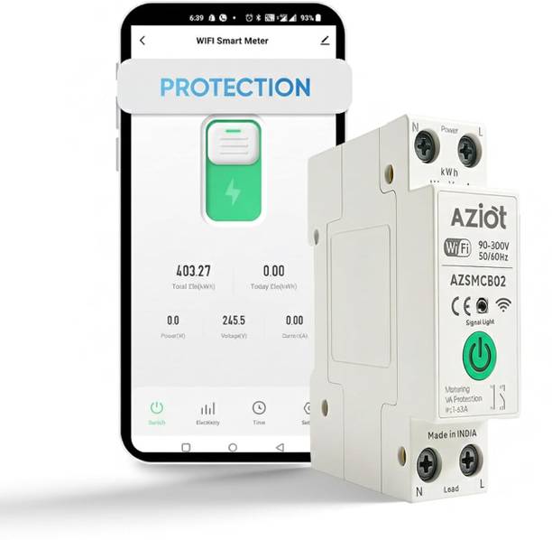 AZIOT 63A MCB With Current Protection AZSMCB02 MCB