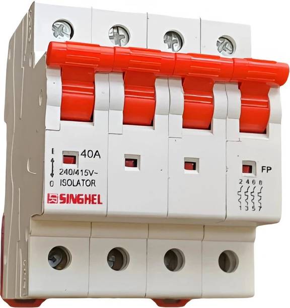 SINGHEL 40A FP Isolator – Reliable 3-Pole Circuit Isolation 40 A FP MCB