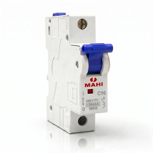 Jobber 16A SP MCB Single Pole C Curve 10kA 240V Circuit Breaker SP 16Amp MCB-1 MCB