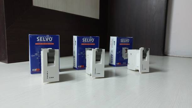 Selvo C-16A Single Pole Modular Mounted Mini MCB (PACK OF 3) MCB