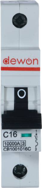 Dewon Electric 16A C Type SP MCB 10kA 16A MCB