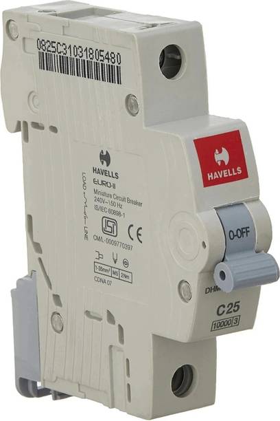 HAVELLS HAVELLS_SP C 25A MCB Euro II MCB