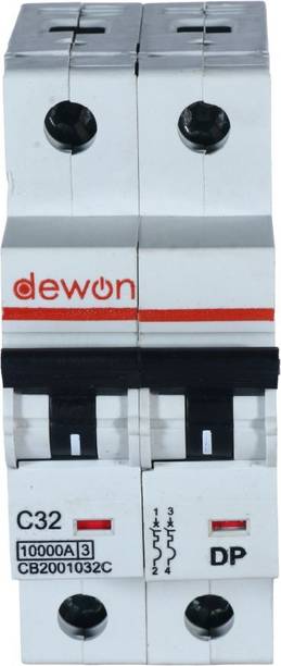 Dewon Electric 32A C Type DP MCB 10kA 32A MCB