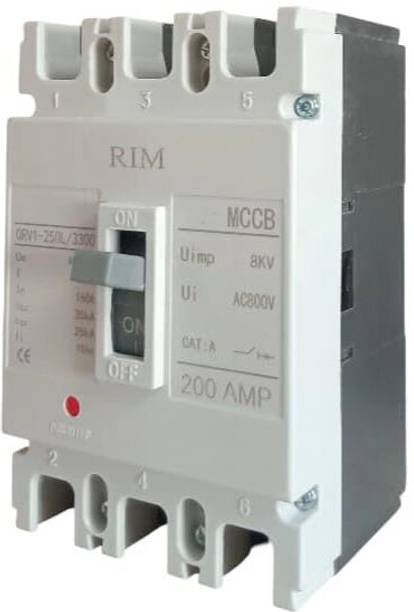 RIM MCCB 200 AMP 25K TP MCCB200TP MCB