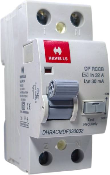 HAVELLS EURO II 32A 30mA RCCB DHRACMDF3032P MCB