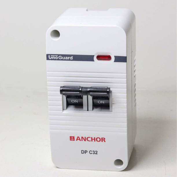 ANCHOR 32 Amp Uno Guard Mini MCB With Enclosure For AC, Power Machine 98495 MCB