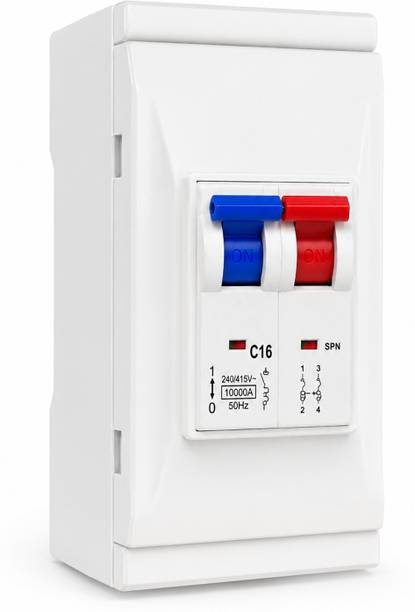 SHOPLYN DP MCB With Box 16A Double Pole Circuit Breaker Enclosure 240/415V DP-16 with box MCB