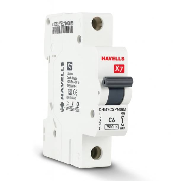 HAVELLS X7 6Amp MCB 1Pc DHMYCSPM006 MCB