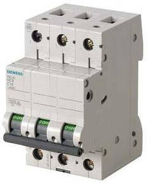 SIEMENS 5SL43037RC- 3 AMP THREE POLE 10kATYPE C MINIATURE CKT. BREAKER 5SL43037RC MCB