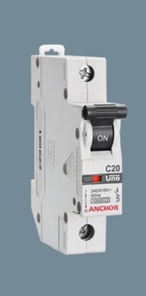 ANCHOR 6A SP C TYPE UNO MCB 98001 (Pack of 2) 98001 MCB