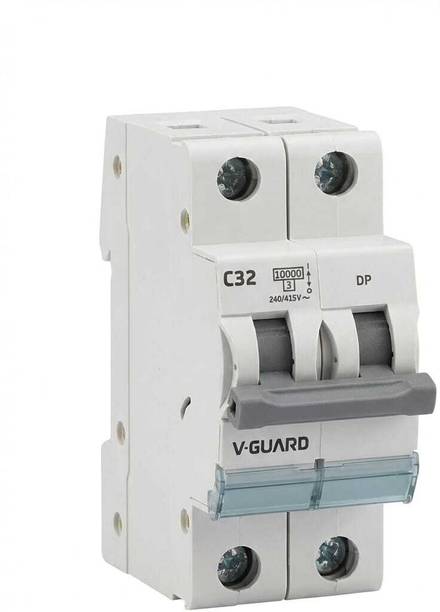 V-Guard MCB 2POLE 32A AC MCB DP 240/415V AC MCB