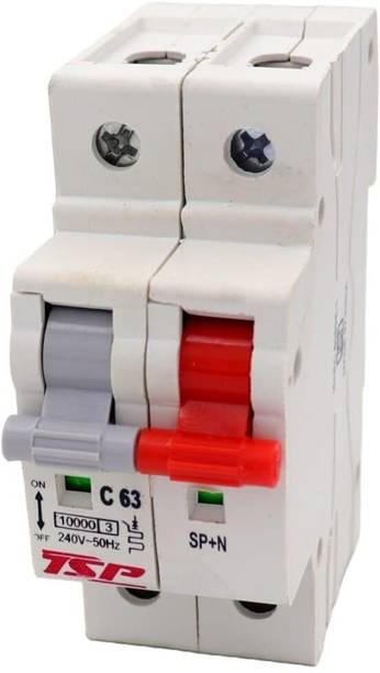 SM ENTERPRISESS ACT 9 63A 2 Pole MCB Miniature Circuit Breaker C Curve Multicolour Electric 63 Amps Mcb Rcb MCB