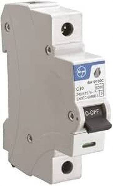 L&T Mcb 10A 1P (Sp) 6Ka C-Curve Tripper Ba10100C Mcb (1) 10 AMP 1P MCB