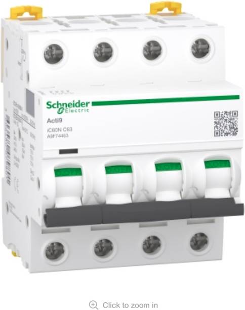 Schneider Electric 63amps 4 pole mcb 63 amps 4 pole mcb C Curve MCB