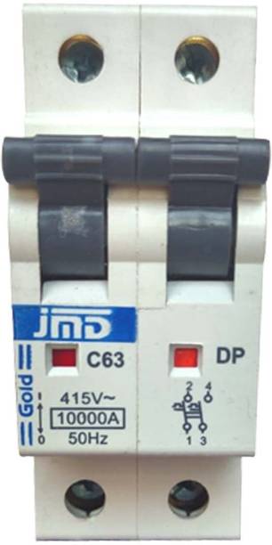 jmD Gold 63A C Curve Double Pole JMD63ADPMCB MCB