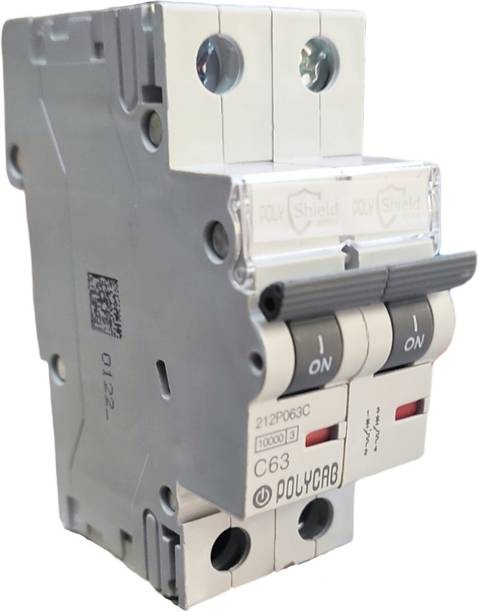 Polycab DP C 63A MCB POLYSCHIELD MCB