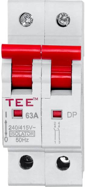 The Elite Electrotek Double Pole MCB Isolator Overload & Surge Protection DP ISOLATOR 32 AMP MCB