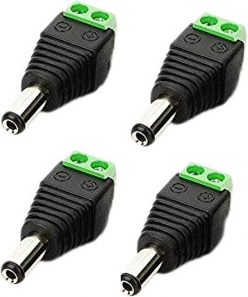 RIVER FOX THE PUJARA DC Male Green Connector 5.5mm x 2.1mm 24V Power Jack PACK OF 10 Power Plug