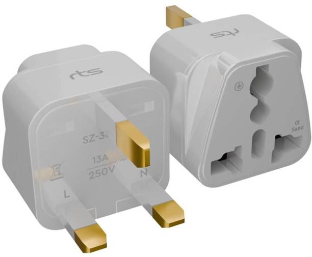 RTS UK Travel Adapter for Type G Plug Universal Travel Adapter(1 Pack) | Worldwide Adaptor