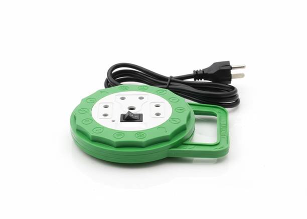 PM Enterprises Pin_04 6A Extension Board | 240v Power Strip with USB Charging Port |Multi Plug Socket Three Pin Plug