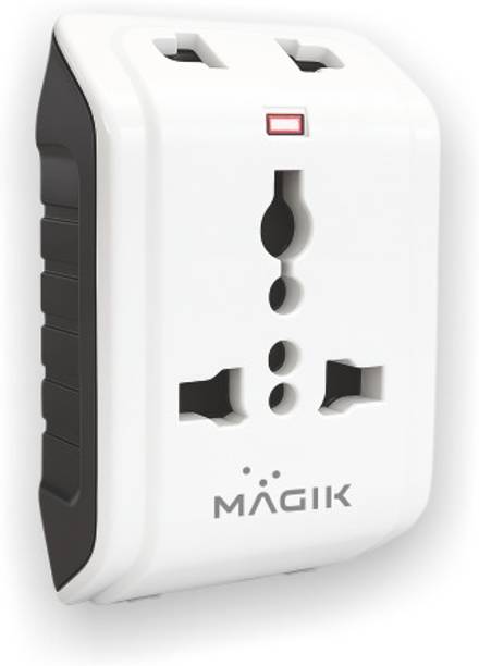 Magik Multi-Plug Universal Adaptor with Indicator Voyager Three Pin Plug