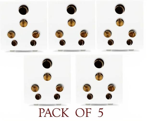 CANDLE Modular Roma Fitting 15amp. Power 5 Pin Socket 15 A Six Pin Socket