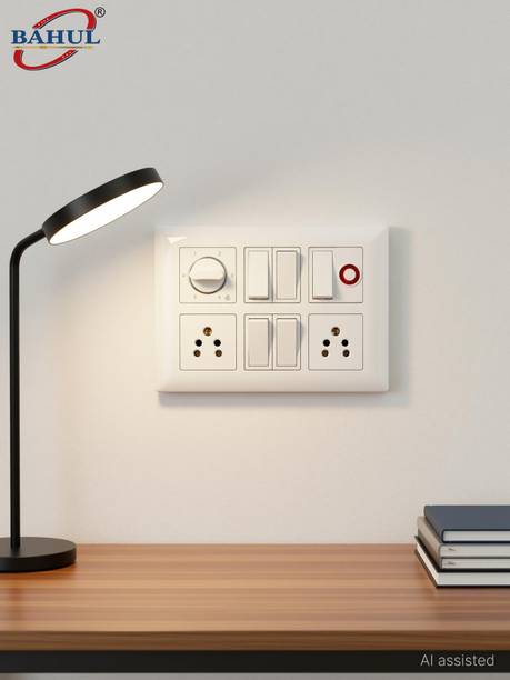 BAHUL Wall surface modular board 56 6 A Two Pin Socket