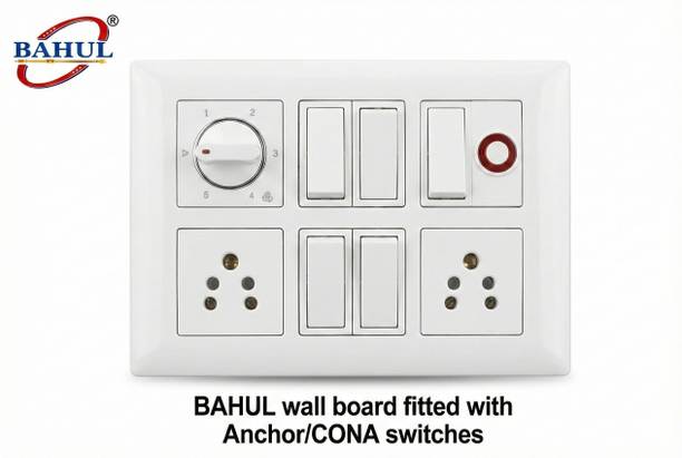 BAHUL Wall surface modular board 56 6 A Two Pin Socket