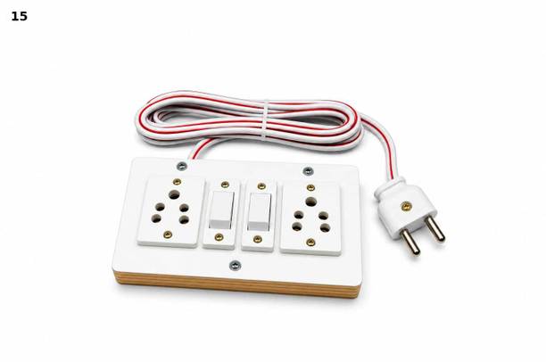GROOVS Modular Switch Board for Household Electrical Connection 6 A Five Pin Socket