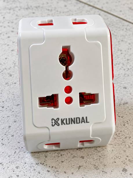 Kundal 6A MULTIPLUG EVA-6A MULTIPLUG G-ONE-Combo 6 A Three Pin Socket