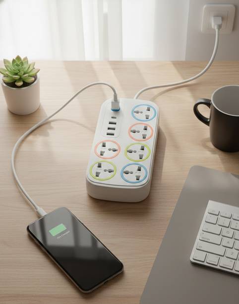 ans creations Ans Creation 6 Socket Extension Board 10 A Six Pin Socket