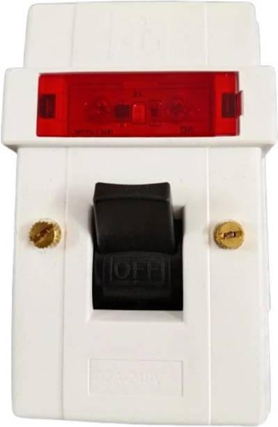 ANCHOR Pilot Surface D.P. Switch With Neon Two Way Electrical Switch(Pack of 1) 32 A Two Pin Socket