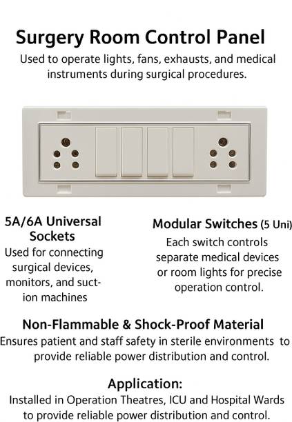 Rgtas SWITCHBOARD 0377 20 A Five Pin Socket