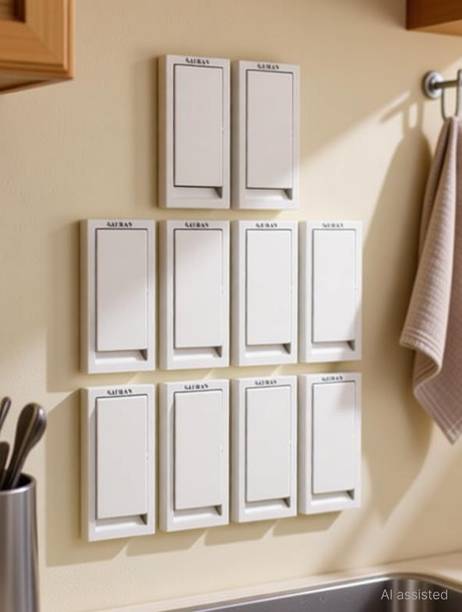 Sauran Pack of 10 Pieces 6amp ISI Marked Modular Switch White (ESP13.2) 6 A One Way Electrical Switch